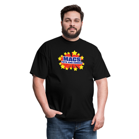 Mac's Toys and Comics SUPER - black