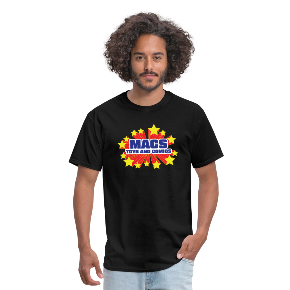 Mac's Toys and Comics SUPER - black